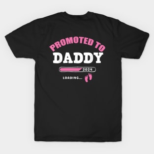 Promoted To Daddy Est 2024 T-Shirt